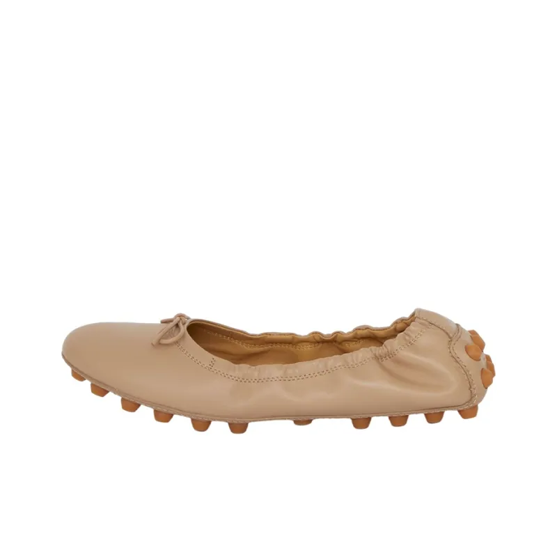 TOD'S Gommino Bow Detailed Ballerina Shoes Women's-0