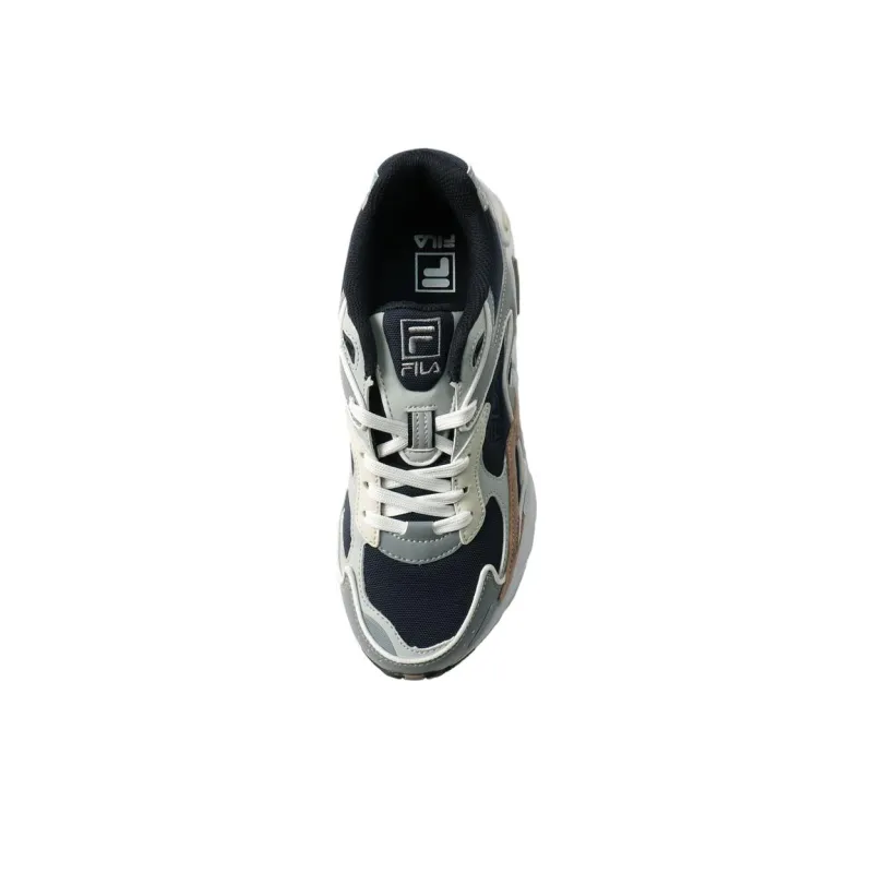 FILA Catapult Catapult Anti-Slip Wear-Resistant Low-Top Chunky Sneakers Unisex White Blue Beige-2