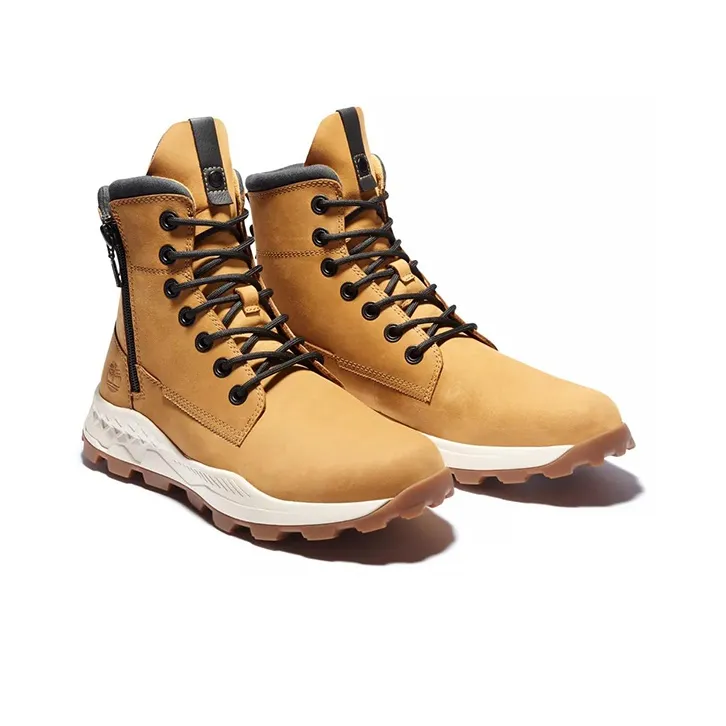 Timberland Brooklyn Side Zip Sneaker Boot 'Wheat Nubuck'-2