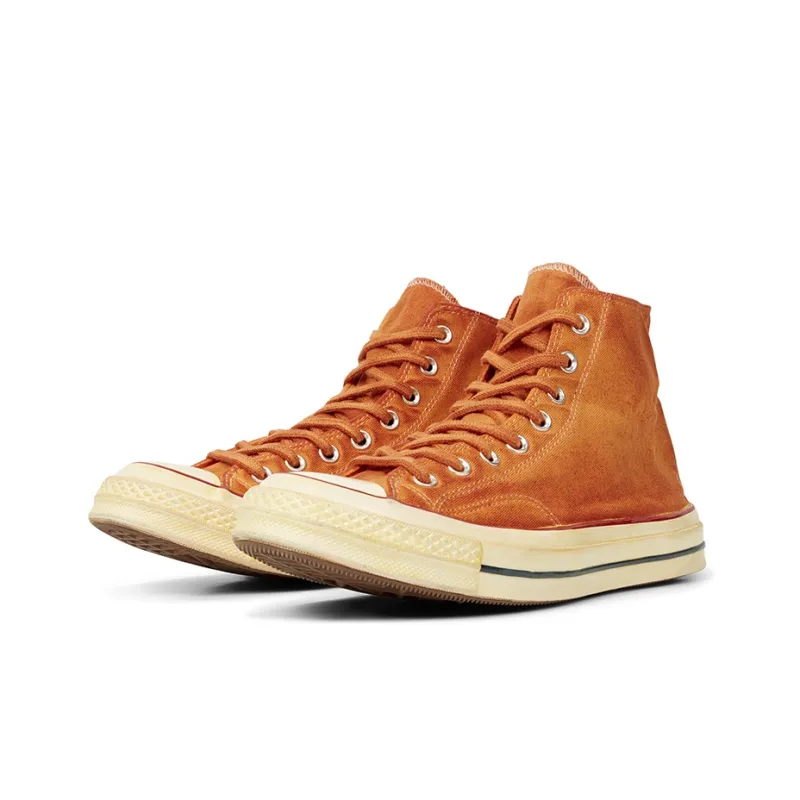 Converse Chuck 1970s Italian Crafted Dye High Top 'Orange White'-2