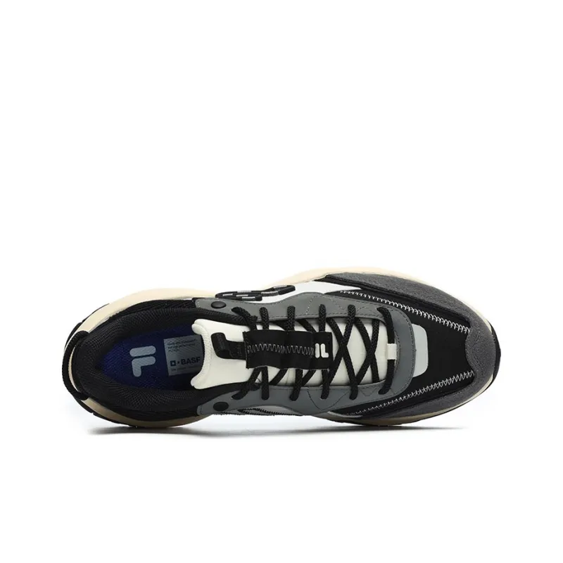 FILA FUSION Cheese Sneakers 'Grey Black'-2