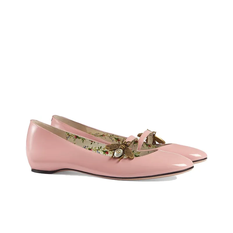 GUCCI Mary Jane Shoes Women's Pink-1