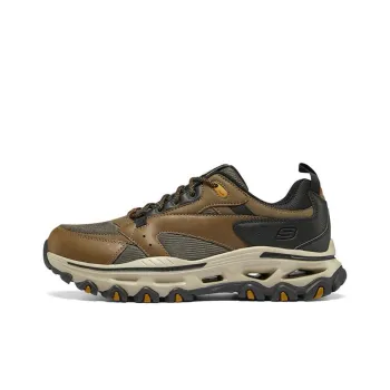 Skechers Catapult Cushioning Anti-Slip And Wear-Resistant Low-Top Chunky Sneakers Men's Brown