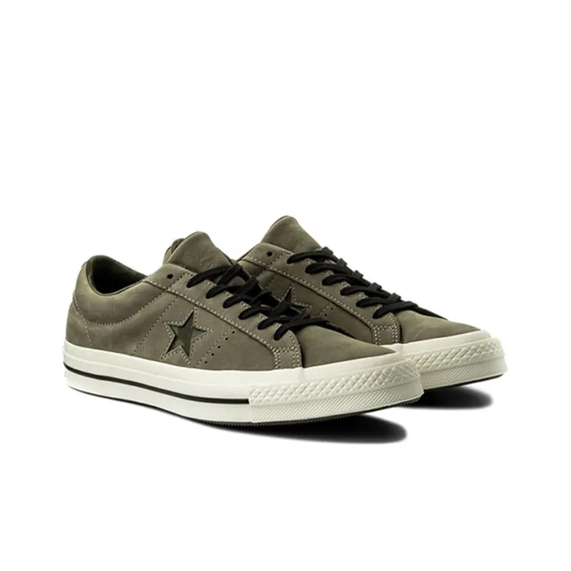 Converse One Star Anti Slip Wear Resistant Low Top Canvas Shoes Unisex Camouflage Print-1