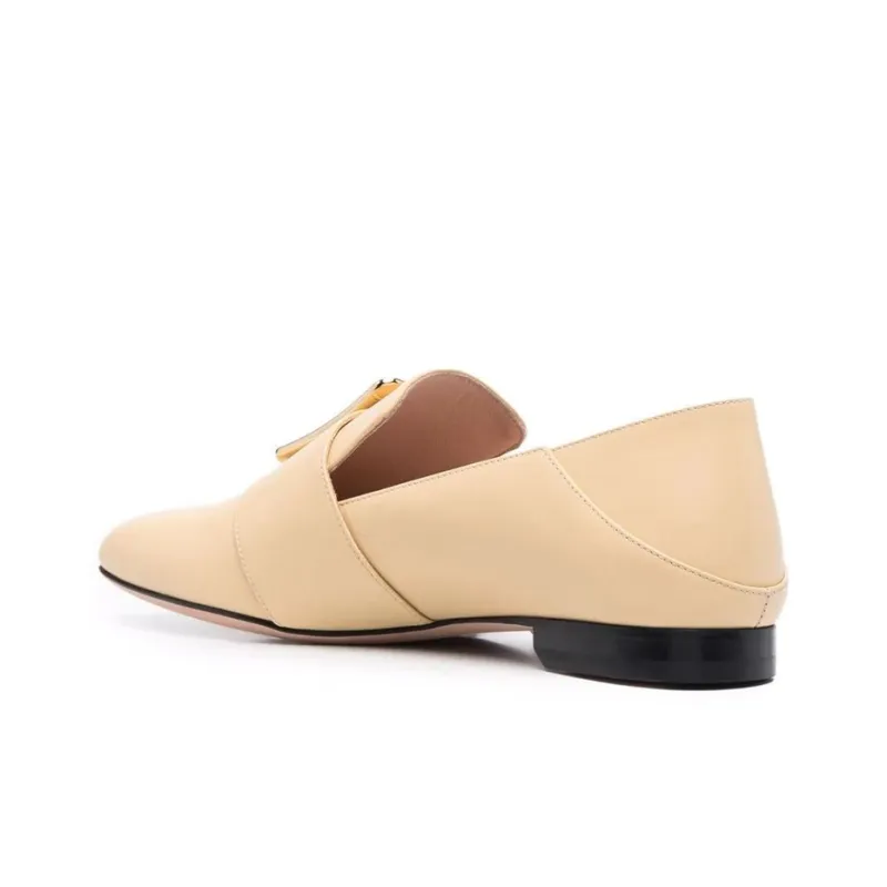 BALLY Leather Buckled Pumps-3