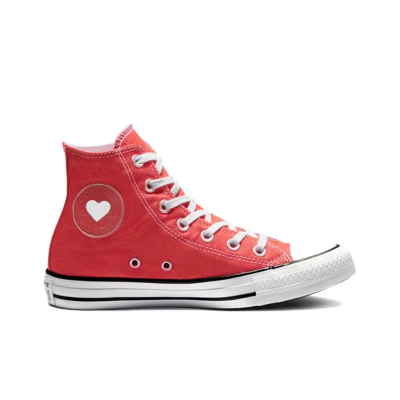 Converse Chuck Taylor All Star Sucker Love Denim High Top 'Red' Women's-1