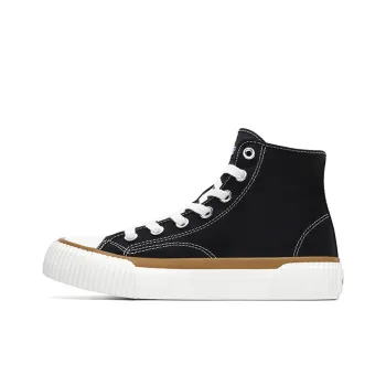 Dickies Canvas Shoes Unisex High Top Black