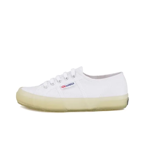 SUPERGA Canvas Shoes Women's Low-Top White/Yellow