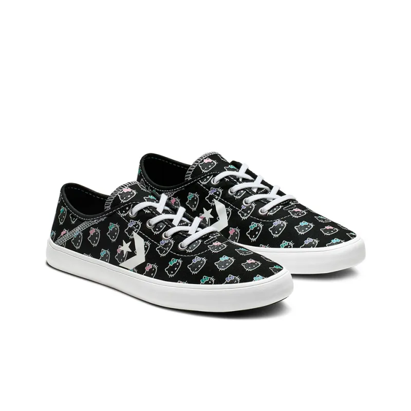 Converse Costa Ox Hello Kitty Black Women's-3