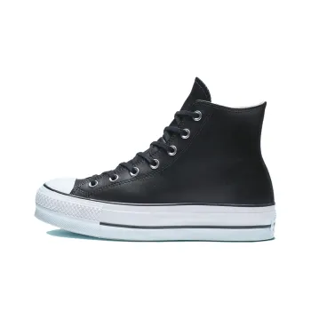Converse Chuck Taylor All Star Lift Hi Black Leather Women's