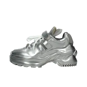 Maison Margiela Chunky Sneakers Women's Low Top Silver
