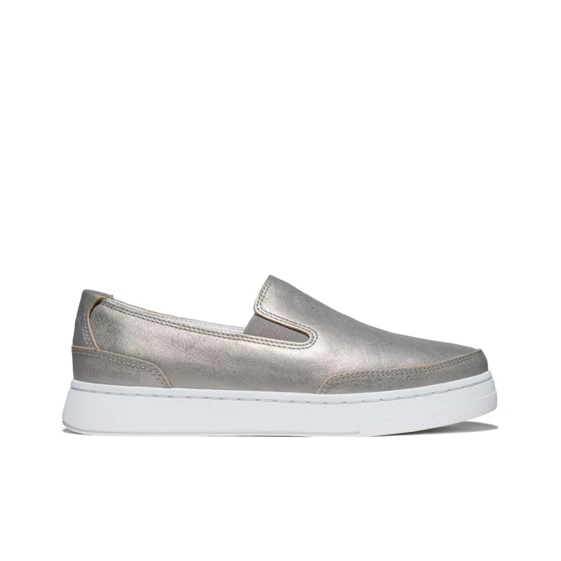 Timberland Women's Casual Shoes Women's Low Top Silver Gray/White-1
