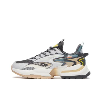 Erke Xun From The Battlefield Low-Top Chunky Sneakers Men's White Gray