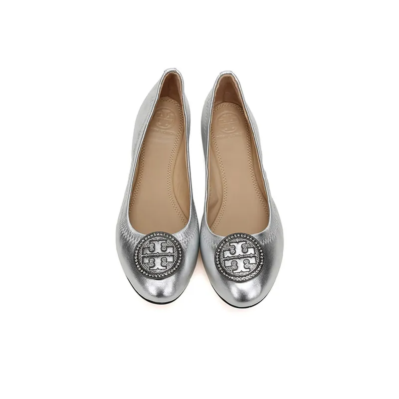 TORY BURCH Minnie Women's Casual Shoes Women's Silver-3