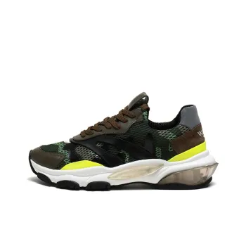 Valentino Anti Slip Wear Resistant Low Top Chunky Sneakers Men's Green