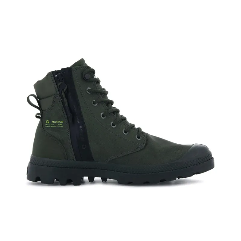 Palladium Pampa Sc Recycle WP+N Anti-Slip And Wear-Resistant Water-Resistant High-Top Canvas Shoes Unisex-1