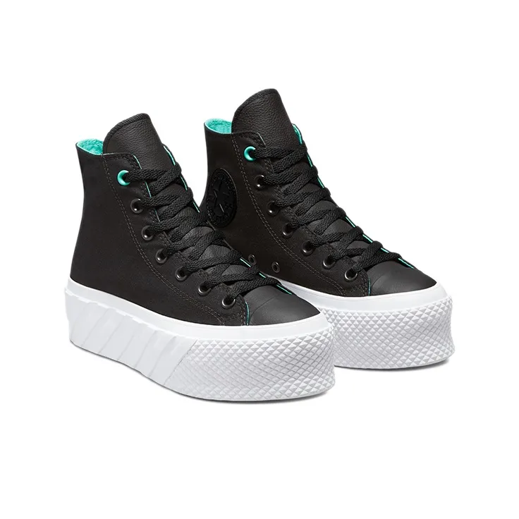 Converse Women's Chuck Taylor All Star Lift 2X High 'Surface Fusion Black' Women's-2
