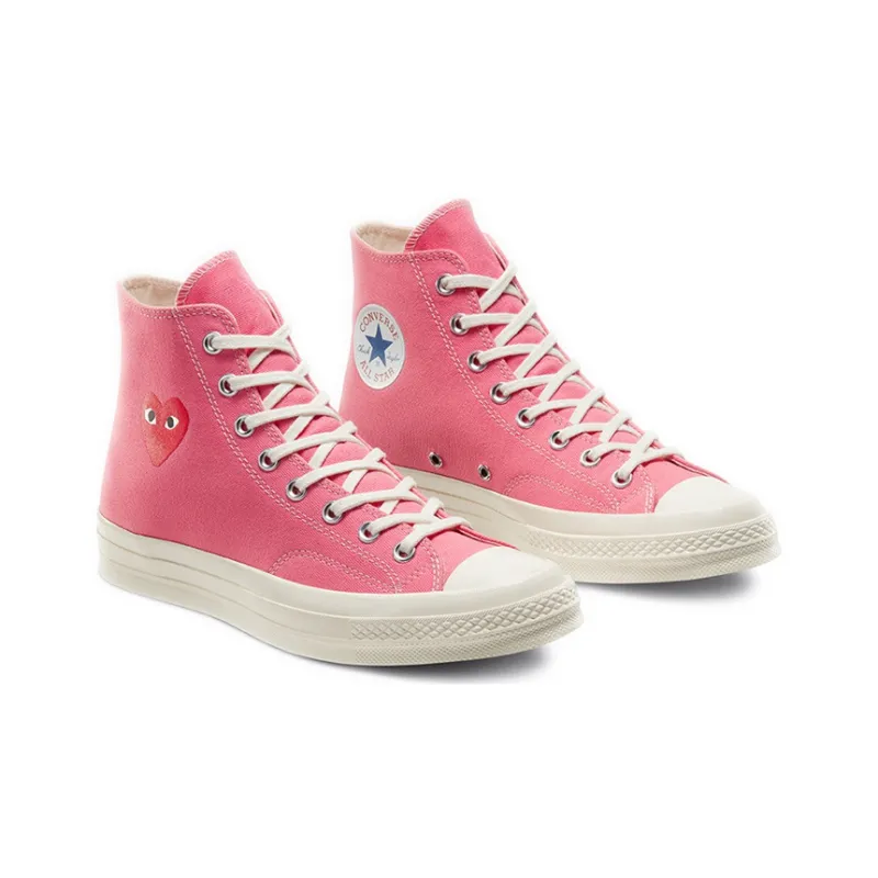 Converse Chuck Taylor All Star 70 Hi Comme Des Garcons Play Bright Pink-2