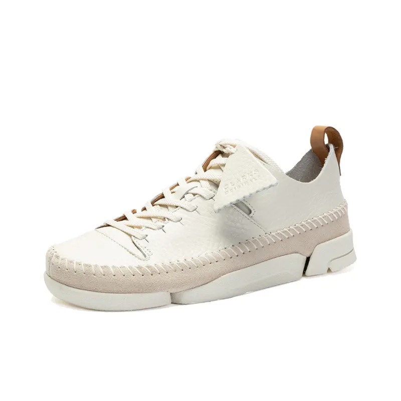 Clarks Originals Chunky Sneakers Women's Low Top White-2