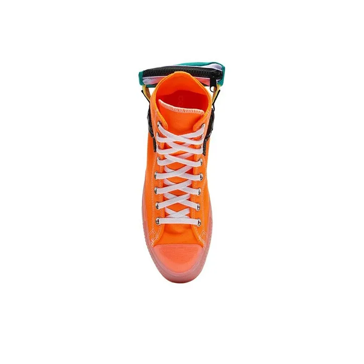 Converse Chuck Taylor All Star Buckle Up High 'Total Orange'-2