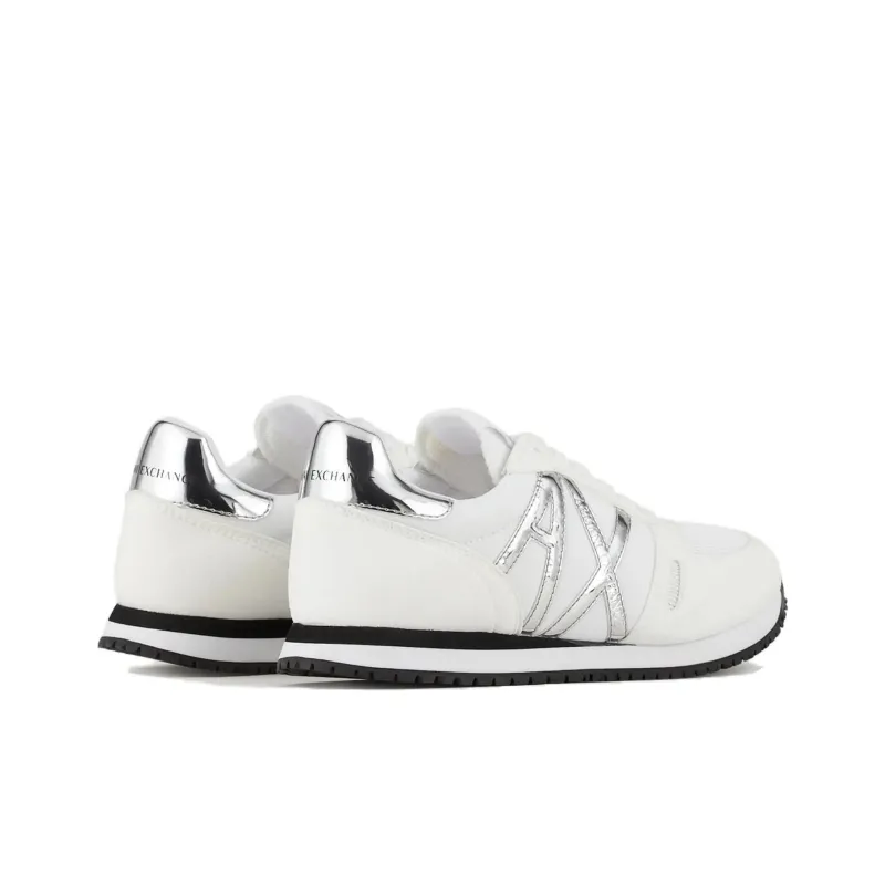 ARMANI EXCHANGEAE Cushioning Low Top Casual Shoes Women's White-3