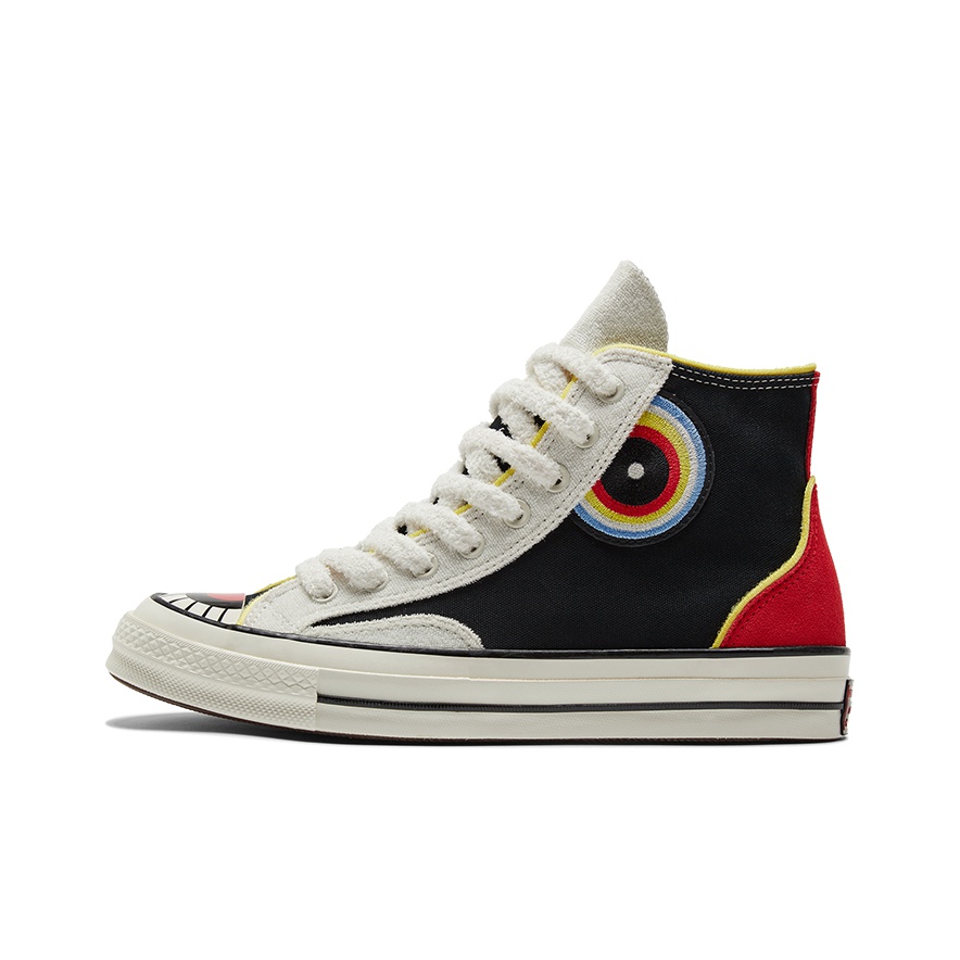 black and white striped converse shoes