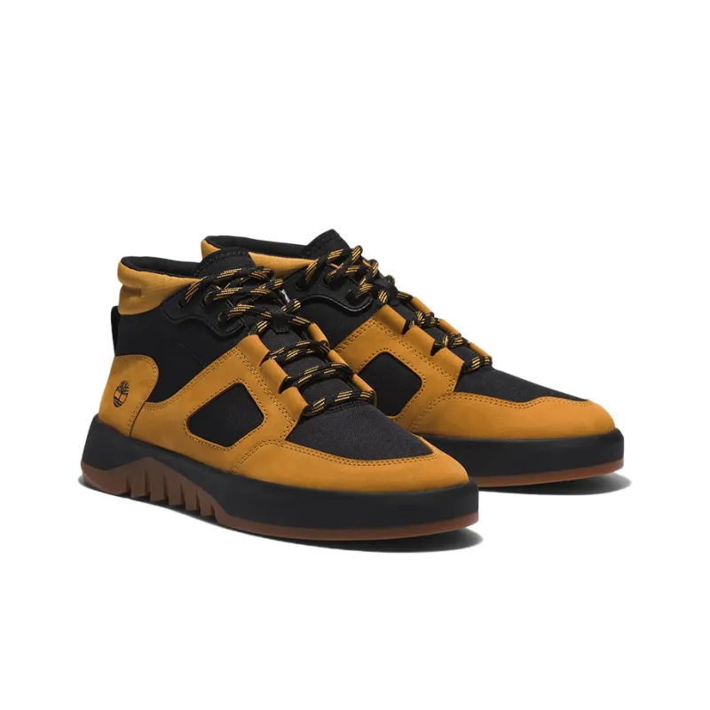Timberland Suway Chukka Ankle-Length Outdoor Boots Black Yellow-3