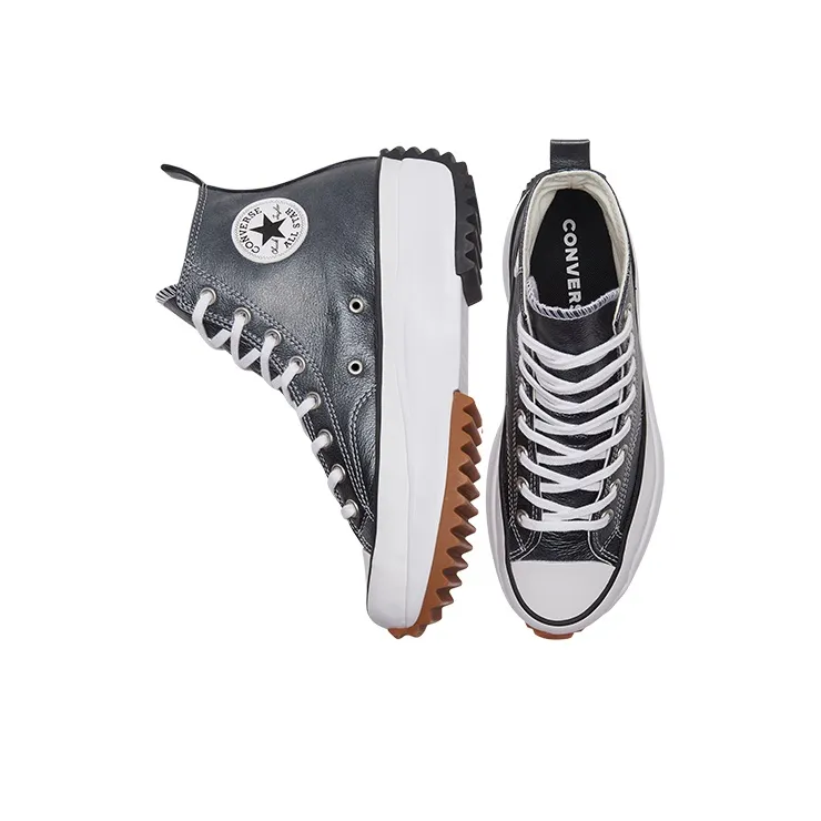 Converse Run Star Hike High Metallic Classics Black-4