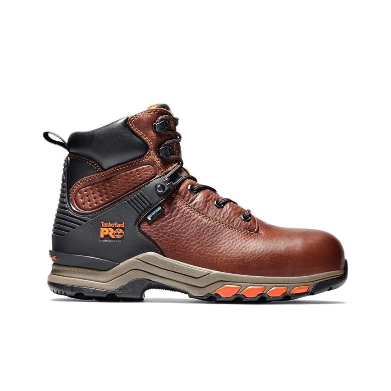 Timberland Hypercharge 6 Waterproof And Wear resistant Short Outdoor Boots Men's Black Red-1