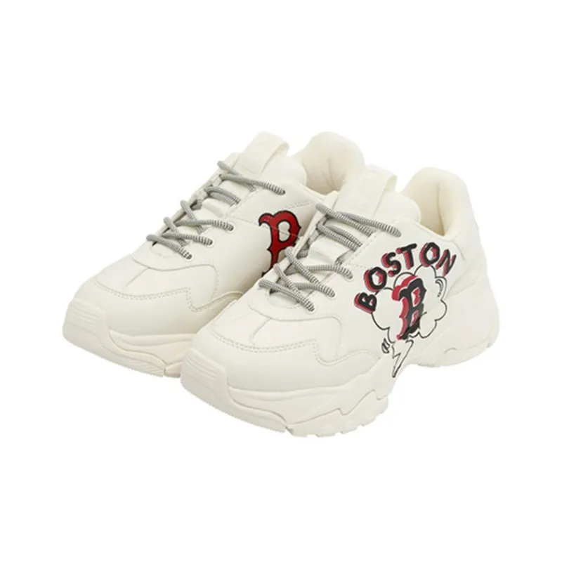 MLB Big Ball Chunky Chunky Sneakers Unisex Low Top White-1