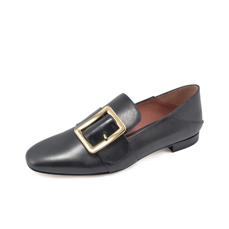 BALLY Casual Single Shoes Women's Black-3
