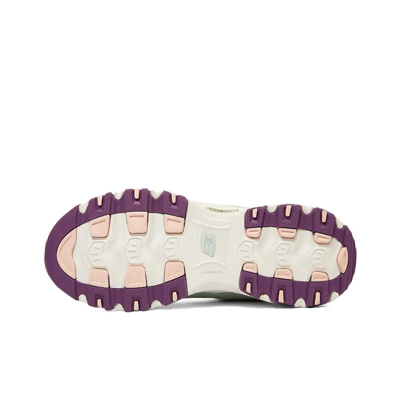 Skechers D'Lites 1.0 'Blue Yellow Pink' Women's-4