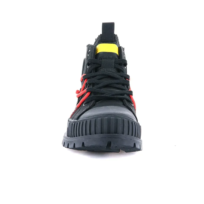 Palladium Outdoor Boots Unisex Black/Yellow/Red-3