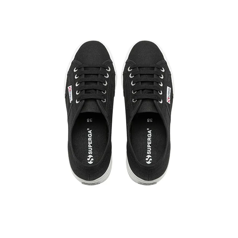 SUPERGA Lightweight Low Top Canvas Shoes Unisex Black-4