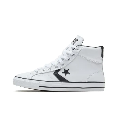 Converse Star Player 76 Canvas Shoes Unisex High-Top White/Black