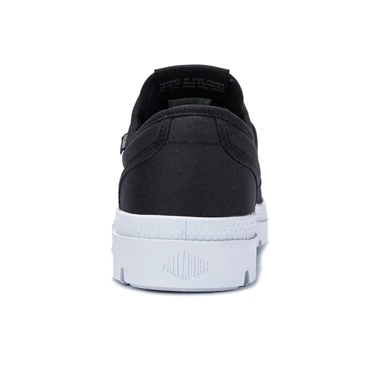 Palladium Pampa Oxford Lite Durable Breathable Low-Top Canvas Shoes Unisex Black-3
