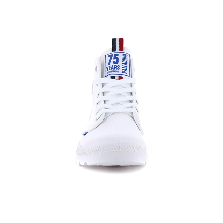 Palladium Pampa Hi Dare 75th Slip Resistant, Abrasion Resistant, Breathable High Top Canvas Shoes Unisex White-3