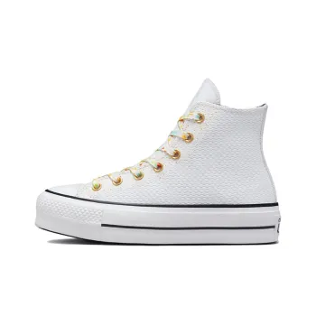 Chuck Taylor All Star Women's Converse Lift Platform High 'Paint Splatter White' Women's