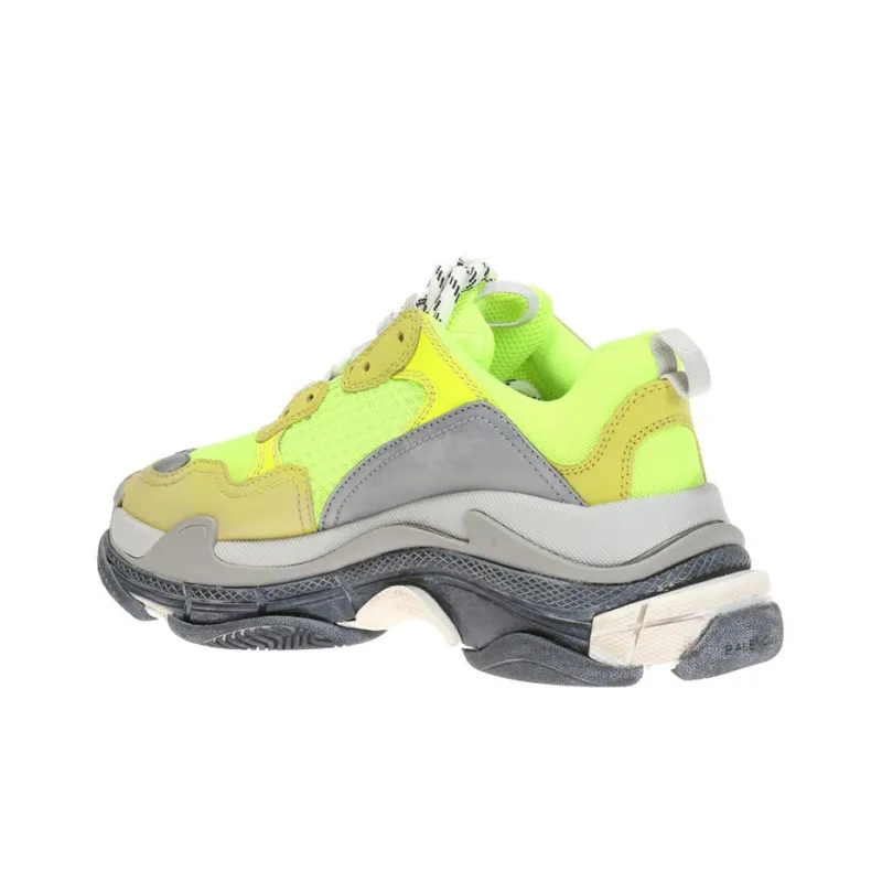 Balenciaga Triple S Trainer 'Yellow Fluo' Women's-3