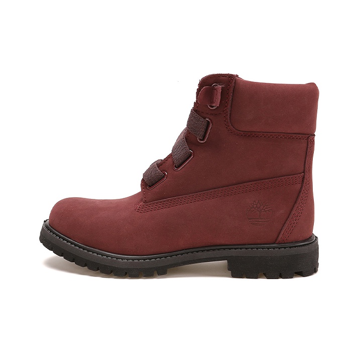 Ladies Burgundy Timberland Boots POIZON