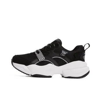 PONY Cushioning Anti Slip And Wear Resistant Low Top Chunky Sneakers Unisex Black