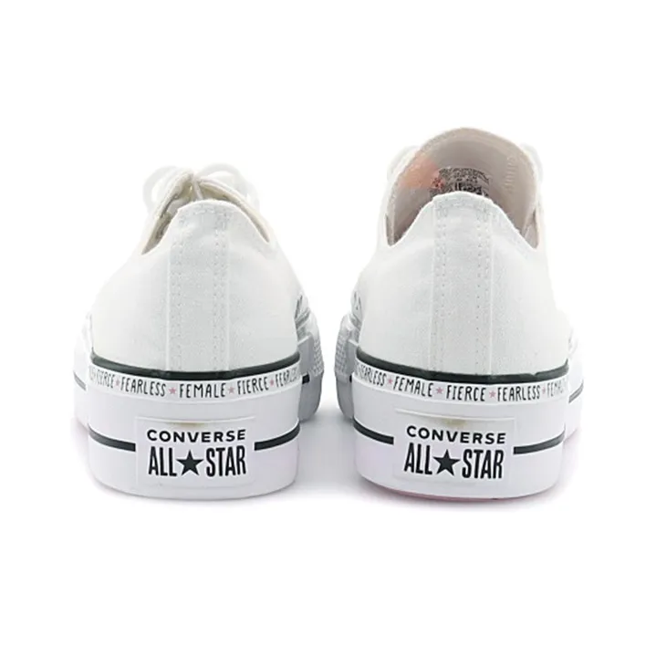 Converse Chuck Taylor All Star Lift Low Top White Sneakers Women's-5