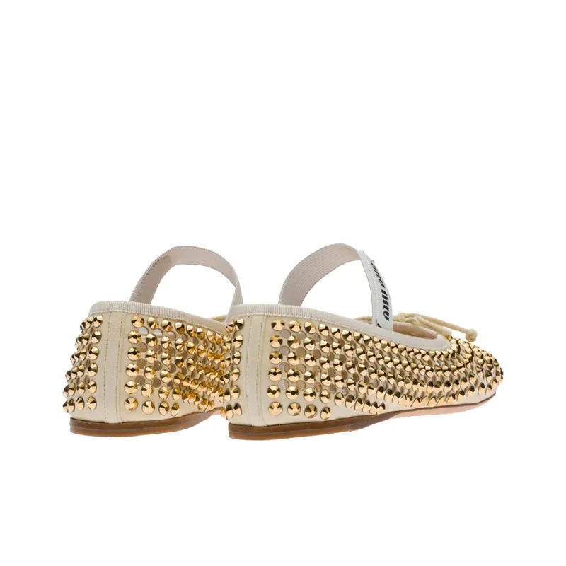 MIU MIU Casual Single Shoes Women's Yellow-3