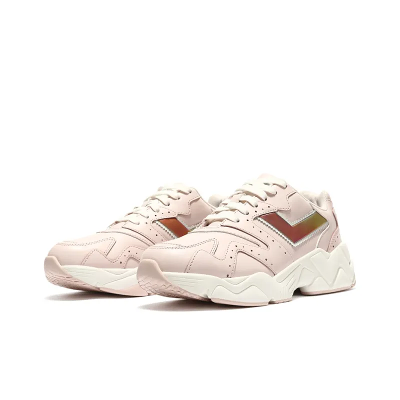 PONY Abrasion Resistant Low Top Chunky Sneakers Women's Pink-2