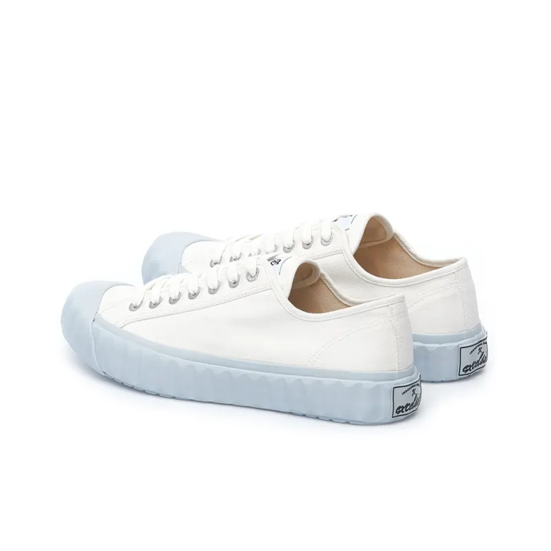 Excelsior Canvas Shoes Unisex Low Top White/Blue-2
