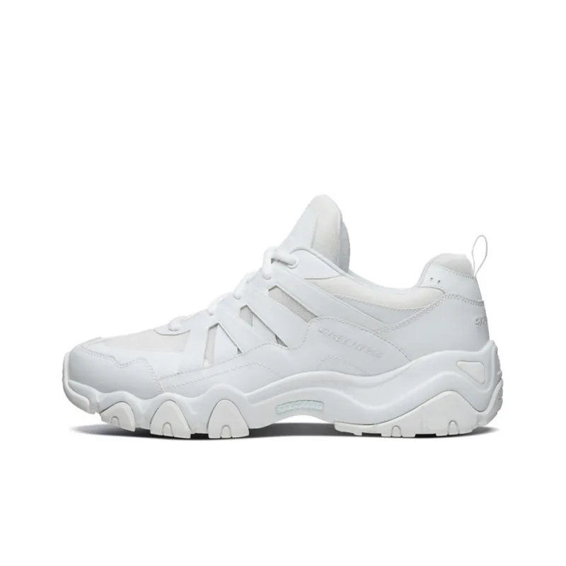 Skechers D Lites 2.0 Monster Sweetheart Dad Shoes White-0