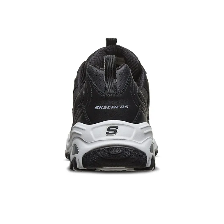 Skechers D Lites 1.0 Low Top Daddy Shoes Black-3