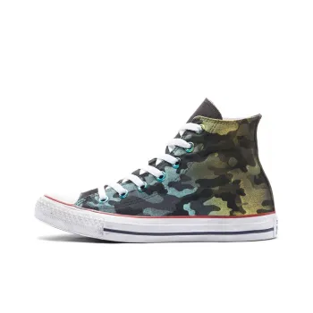 Converse Chuck Taylor All Star Hi Anti-Slip Wear-Resistant High-Top Canvas Shoes Unisex Black Multicolor