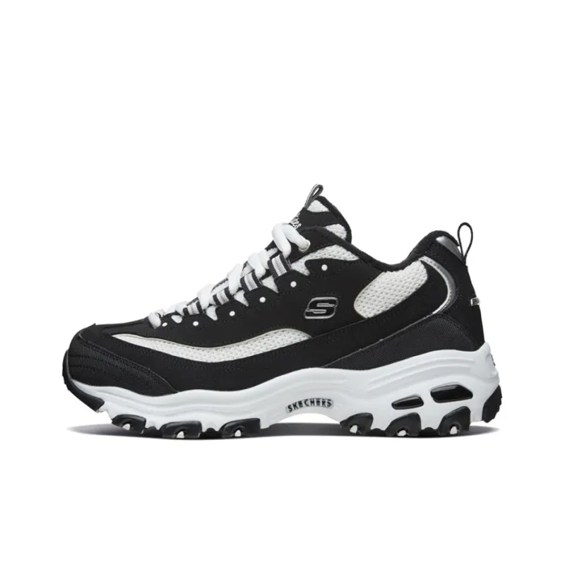 Skechers D Lites 1.0 Running Shoes 'Black And White' Women's-0