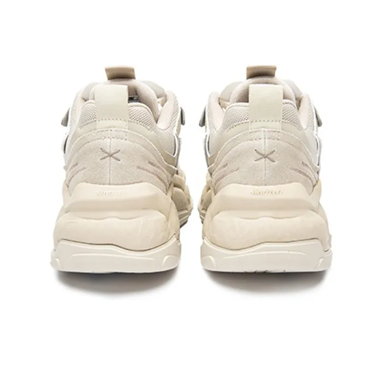 STARTER Rock Formation Series Anti Slip Wear Resistant Low Top Chunky Sneakers Women's Beige-3